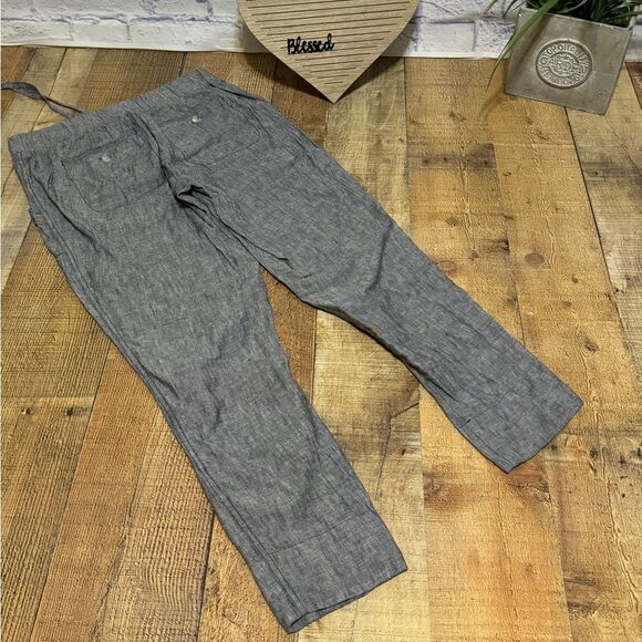 Athleta 100% linen ankle pants size 2 - Picture 7 of 13